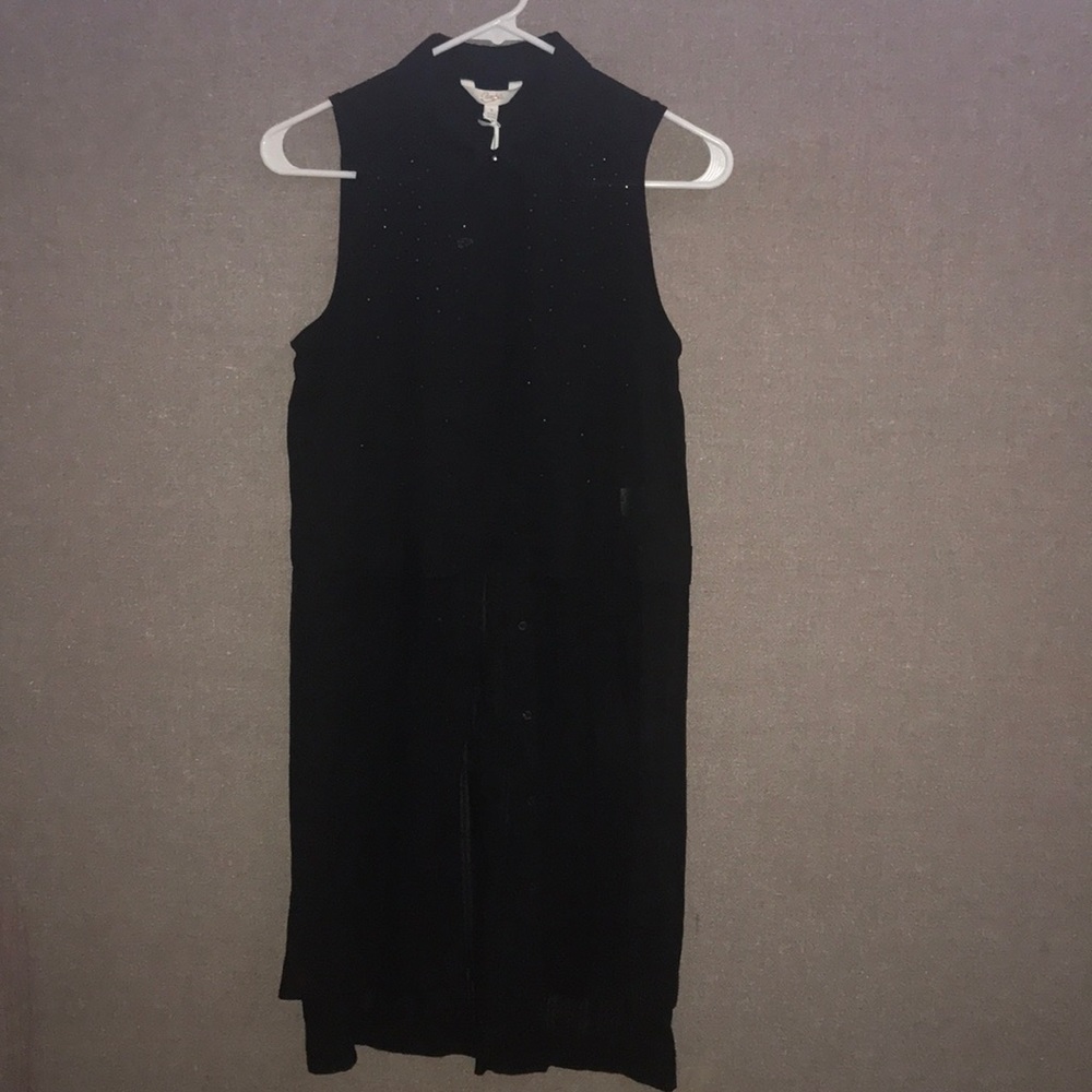 Candie’s women black sleeveless top